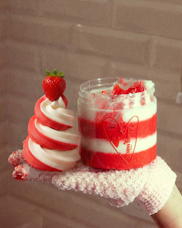 Strawberry Foaming Sugar Scrub